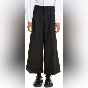 Comme des Garçons Wide Leg Wool Pants NWT